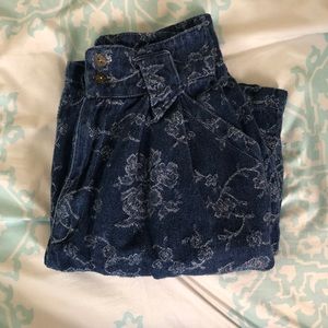 Floral High Waisted Shorts